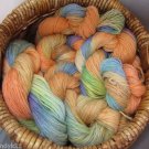hand dyed  yarn 100% alpaca cria set lot vegetables