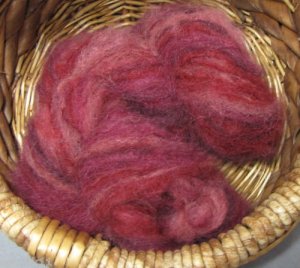 hand dyed yarn suri alpaca roses bulky weight SOFT