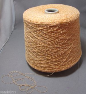 yarn cone NEW cotton silk orange blossoms textures