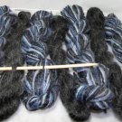 sale combo yarn set mixed HUGE lot angora mohair blue