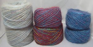 sale combo yarn set mixed large lot mohair balled #3