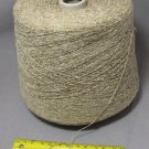 yarn cone NEW FRENCH SILK khaki 2/20 magnificent nubby