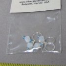 hand made set of stitch markers glass beads sz 10.5