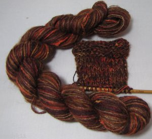 sale combo yarn  LTD ED alpaca mohair rust fall fires