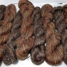 sale combo yarn set mixed HUGE lot angora mohair browns