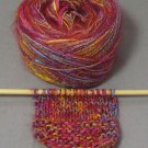 njy ball combo yarn mohair lilac crocuses red