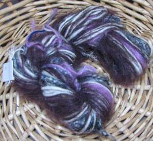 handspun art yarn alpaca mohair crazy one of a kind wow 140 yards