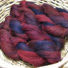 hand dyed  yarn 100% alpaca lace 880 yds berries are harvested