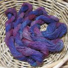 hand dyed 4 skein lot yarn silk cranberries