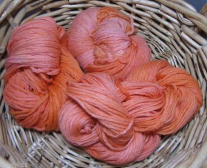 njy hand dyed yarn 100% merino soft set of 3 skeins 10.2 oz 528 yrds peaches