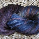 njy hand dyed yarn 100% nylon ribbon 1 skein forest 248 yds 4 oz knit crochet