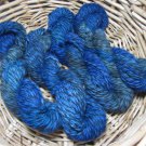 hand dyed  yarn 100% alpaca set lot worsted weight bluebirds ultra soft!