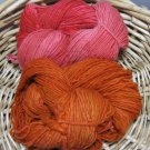 njy hand dyed yarn 100% merino soft set of 2 skeins 6.4 oz 250 yds