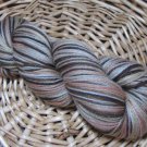 hand dyed yarn 80% superwash merino 20% mulberry silk 4 oz. 360 yards sock shawl