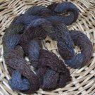 hand dyed 2 skein lot yarn silk winter woods on the farm