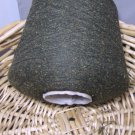yarn cone NEW italian silk tweed forest olive brown custom designer
