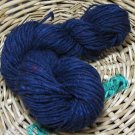 hand dyed yarn 100% icelandic wool spun lopi bulky weight blue