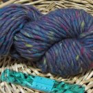 hand dyed handspun  yarn 100% wool rainbows bulky knit novelty
