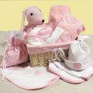 12 Pc Deluxe Pink Gift Basket