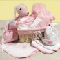 12 Pc Deluxe Pink Gift Basket
