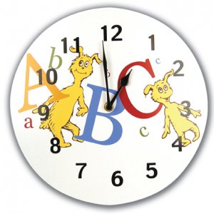 Dr. Seuss ABC Wall Clock