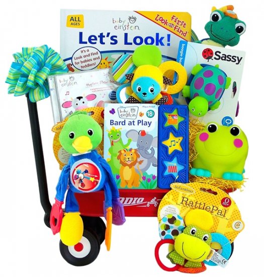 New! Having Fun With Baby Einstein! Radio Flyer Wagon