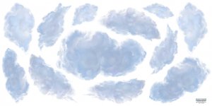 Sky Ceiling Clouds 4'