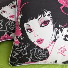 Oriental Love Cotton Decorative Pillow Cushion / Floor Cushion