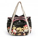 Pirates Bear 100% Cotton Eco Canvas Shoulder Tote Bag / Shopper Bag / Multiple Pockets