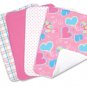 Hearts Burp Cloth Set