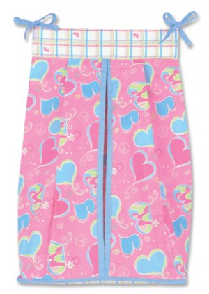 Hearts Diaper Stacker