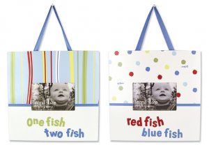 Dr. Seuss 1 Fish 2 Fish 2pc Frame Set