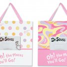 Dr. Seuss Oh! The Places You'll Go Pink 2 pc Frame Set