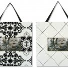 Versailles Black & White 2pc Frame Set