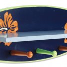 Surf's Up Shelf with Pegs