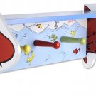 Dr. Seuss One Fish Two Fish Shelf with Pegs