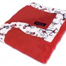 Dr. Seuss Cat in the Hat Red Star Velour Blanket