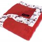 Dr. Seuss Cat in the Hat Red Star Velour Blanket