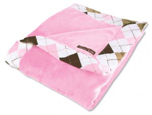 Prep School Pink Framed Blanket