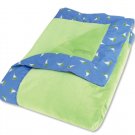 Nantucket Blue Framed Blanket