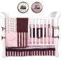 Bubblegum 4 Pc Crib Bedding Set w/ Free Frames!