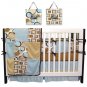 Bubbles Teal 4 Pc Crib Bedding Set w/ Free Frames!