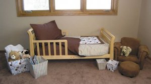 Cocoa Dots Toddler Bedding