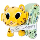 Chibi Zoo Tiger with Sage Fleece Blanket Gift Set