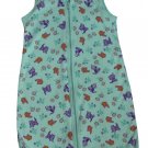 Kitty Floral on Green