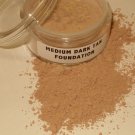 Mineral Makeup Foundation Medium Dark Tan Full Size Jar