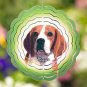 free s/h Beagle Dog Lover Metal Wind Spinner Pet Gift Yard Art