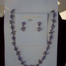 CZ Necklace & Earrings Set