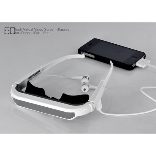iWear 60" Virtual Screen Eyewear iPad iPhone iPod Video Glasses
