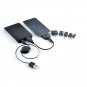 Solar Powered Messenger Bag - 2200mAh iPhone iPad External Battery Charger